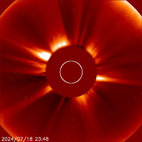 Image of solar wind