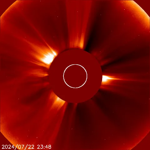 Image of solar wind