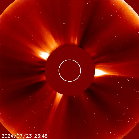 Image of solar wind