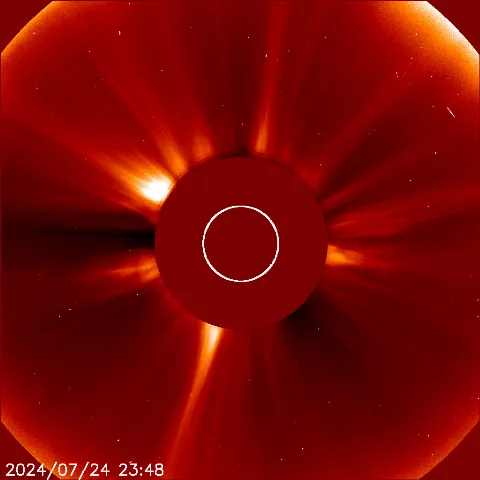 Image of solar wind