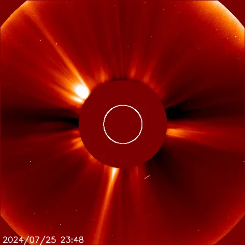 Image of solar wind