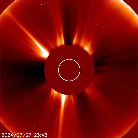 Image of solar wind