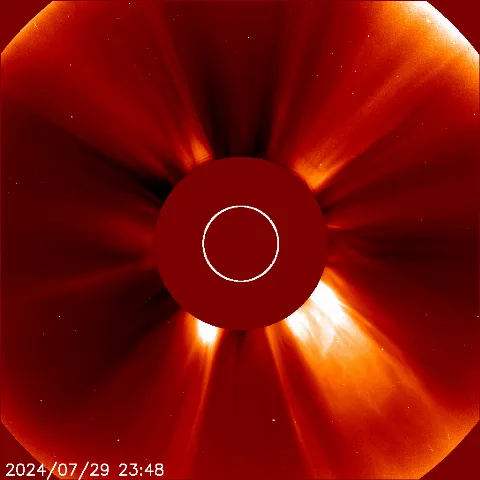 Image of solar wind