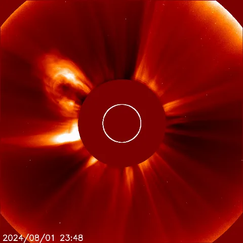 Image of solar wind