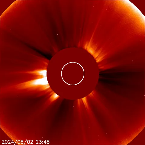 Image of solar wind