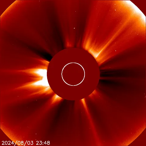 Image of solar wind