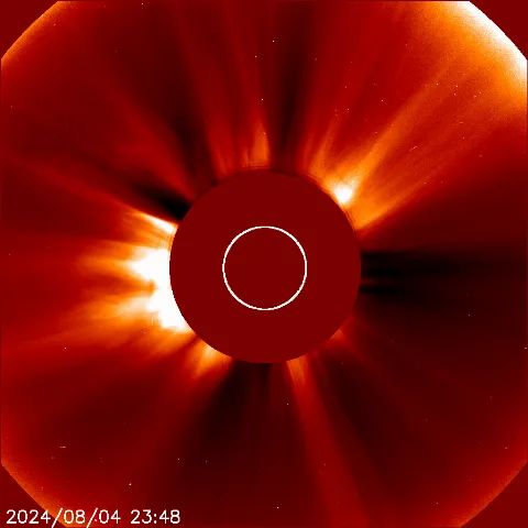 Image of solar wind