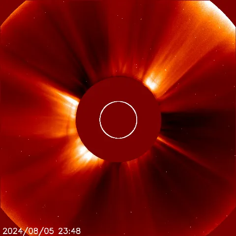 Image of solar wind