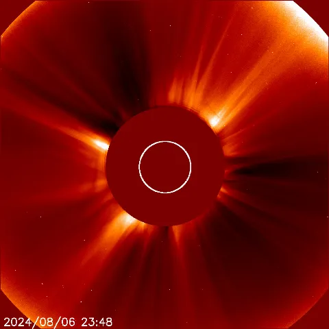 Image of solar wind