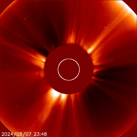 Image of solar wind