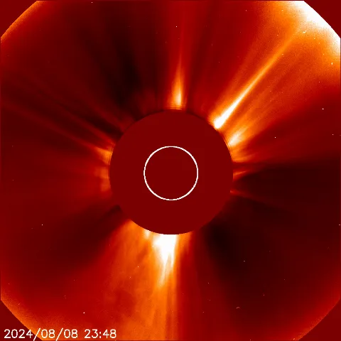 Image of solar wind