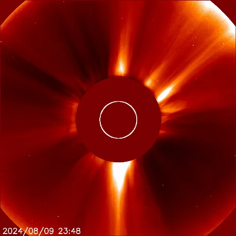 Image of solar wind