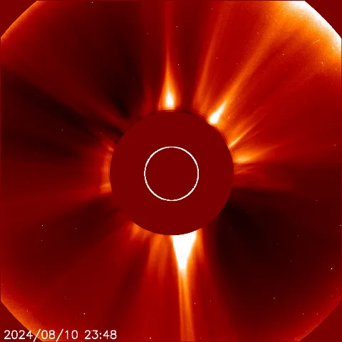 Image of solar wind