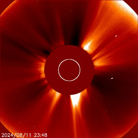 Image of solar wind