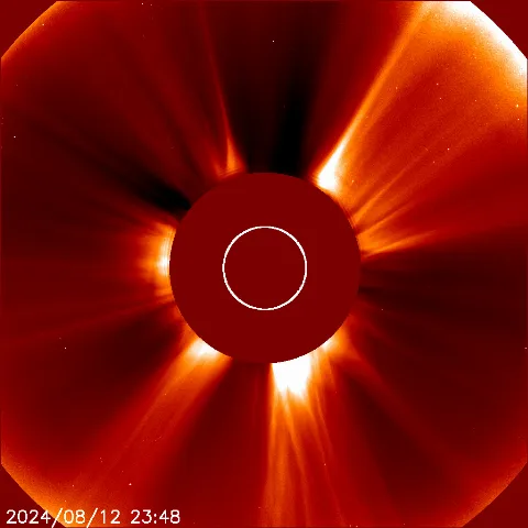 Image of solar wind