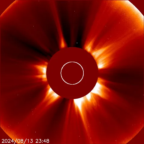 Image of solar wind