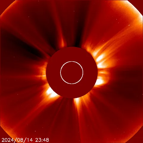 Image of solar wind