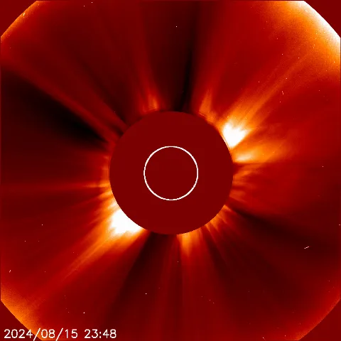 Image of solar wind