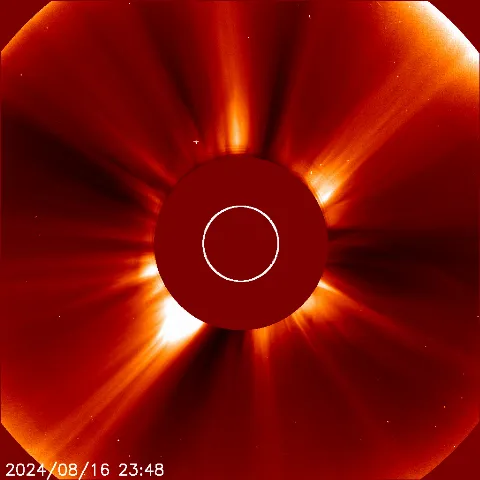 Image of solar wind