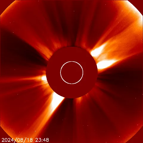 Image of solar wind