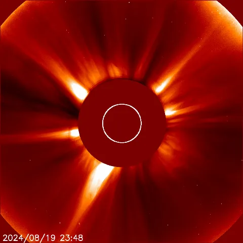 Image of solar wind