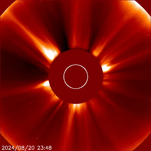 Image of solar wind