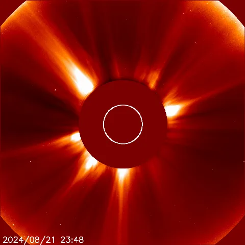 Image of solar wind