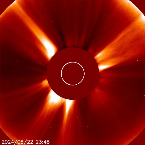 Image of solar wind