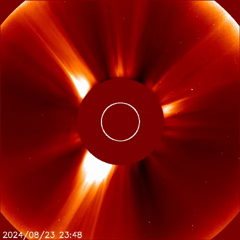 Image of solar wind