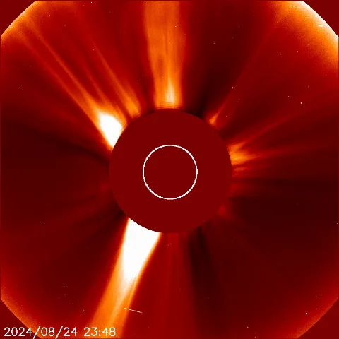 Image of solar wind