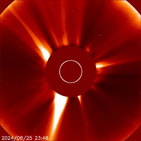 Image of solar wind