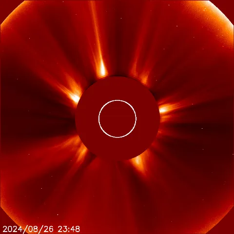 Image of solar wind