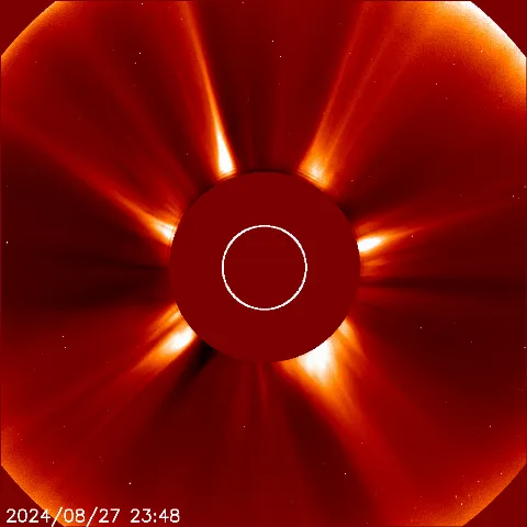 Image of solar wind