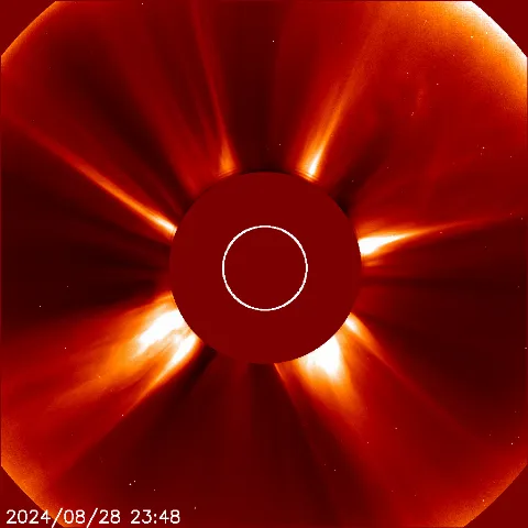 Image of solar wind