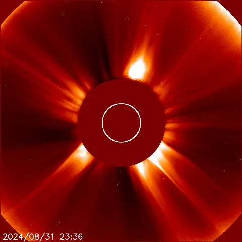 Image of solar wind