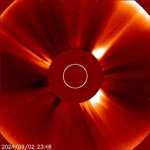 Image of solar wind