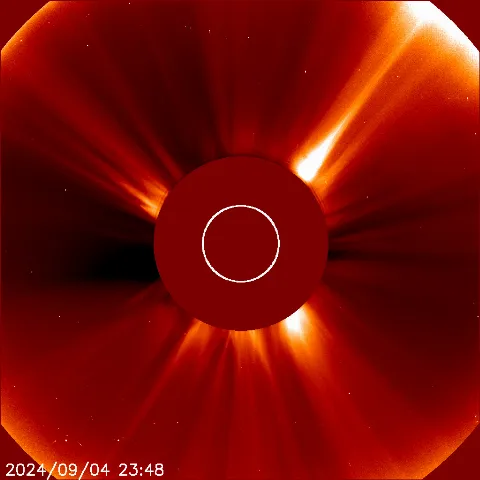 Image of solar wind