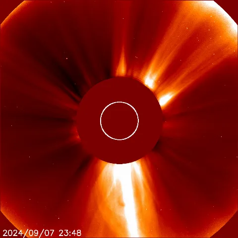 Image of solar wind