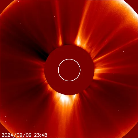 Image of solar wind