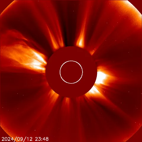 Image of solar wind