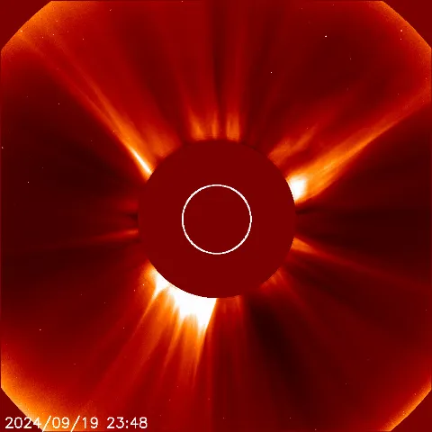 Image of solar wind