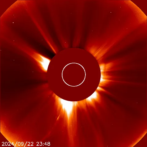 Image of solar wind