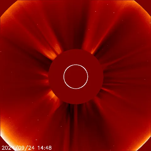 Image of solar wind