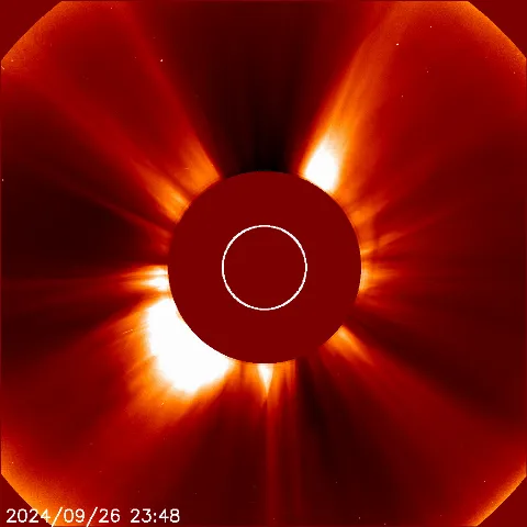 Image of solar wind