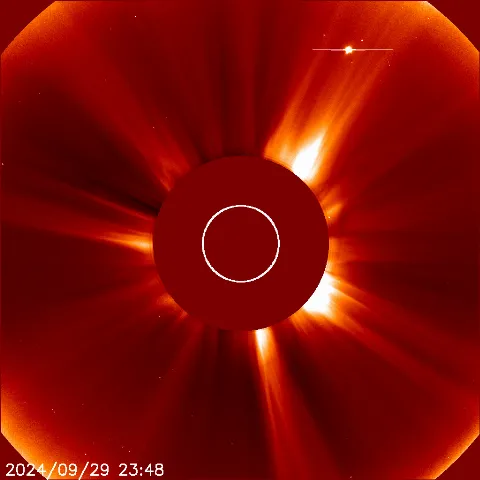 Image of solar wind