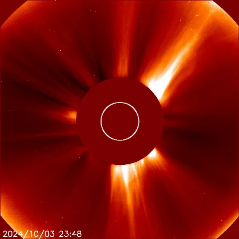 Image of solar wind