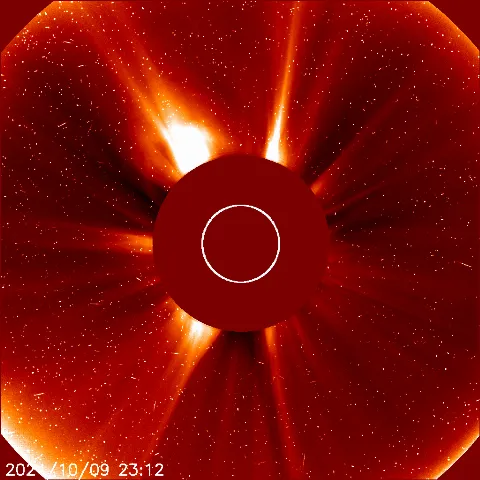 Image of solar wind