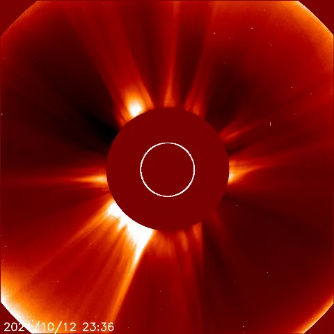 Image of solar wind