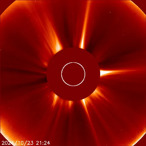 Image of solar wind