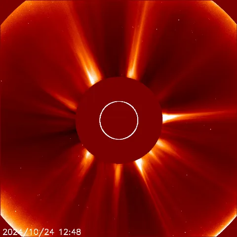 Image of solar wind